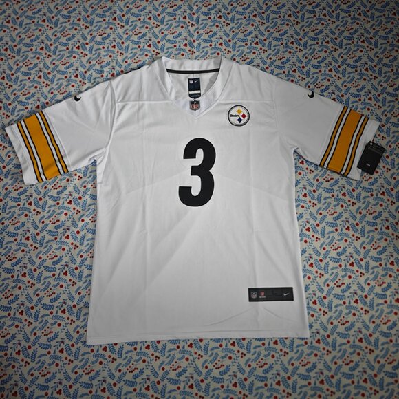 Russell Wilson White Pittsburgh Steelers White Jersey No. 3